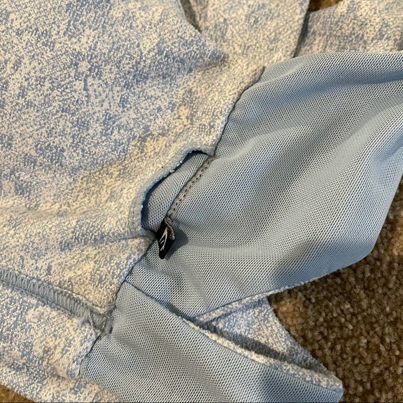 NWOT Gymshark Malibu Blue Marl Fleur Sports Bra - Picture 8 of 9